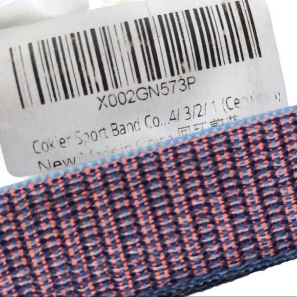 5/$20 NEW BLUE Nylon Sport Loop Band Apple Watch 44/45/49mm ULTRA - Picture 5 of 8